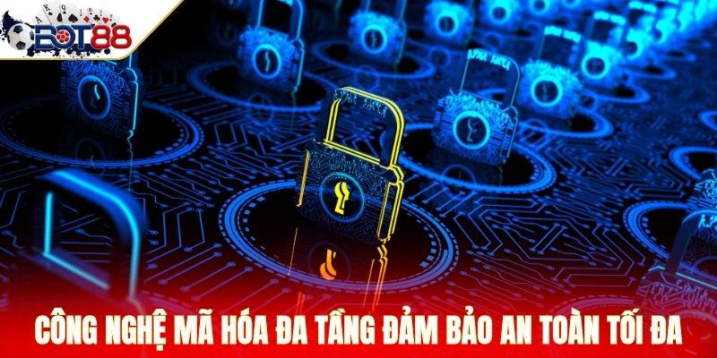 Công nghệ mã hóa đa tầng đảm bảo an toàn tối đa