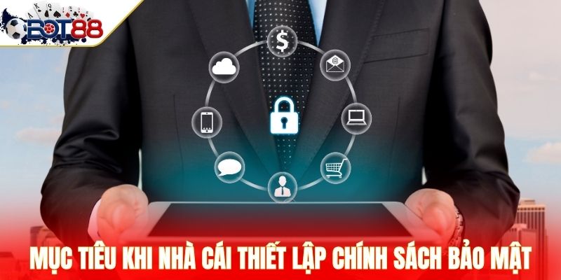 Mục tiêu khi nhà cái thiết lập chính sách bảo mật