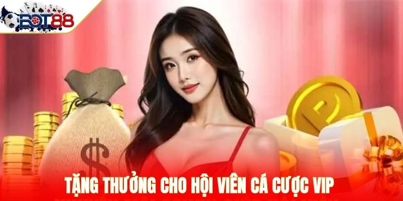 Tặng thưởng cho hội viên cá cược VIP 